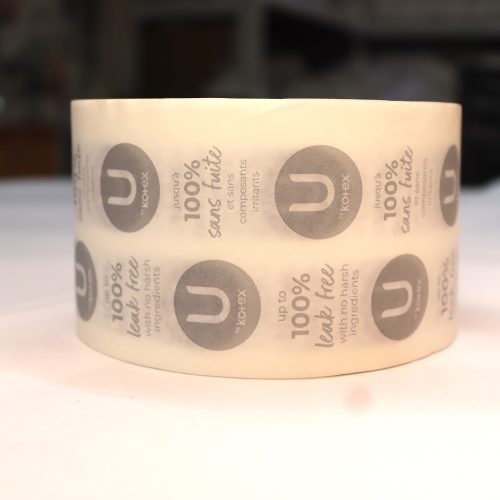 Release Coated Paper Sheets &  Roll Name Printed